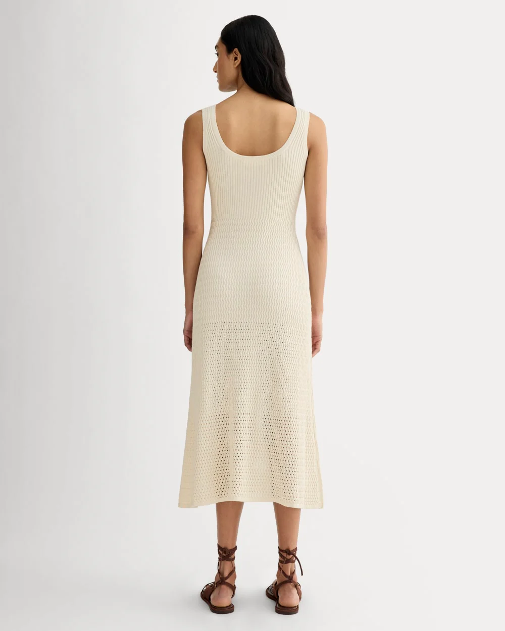 The Crochet Knit Tank Dress | Birch - Image 4