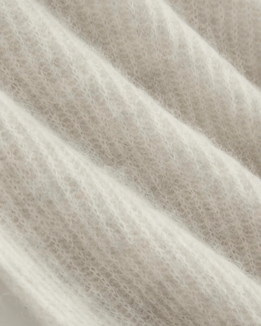 Cropped Cocoon Sweater in Alpaca | Almond - Image 9