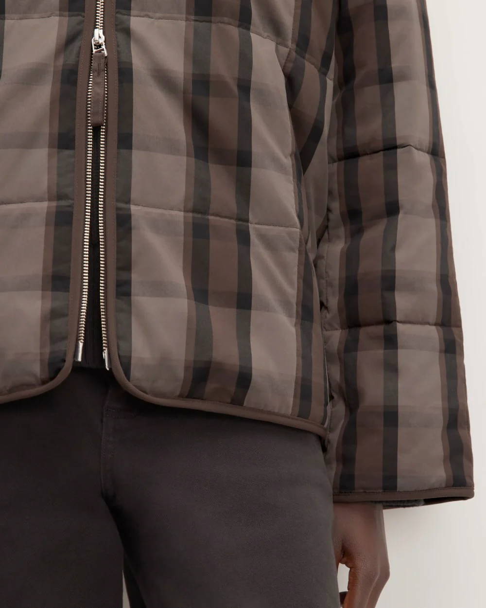 The Quilted Cotton Liner | Abalone / Black / Earth Brown - Image 5