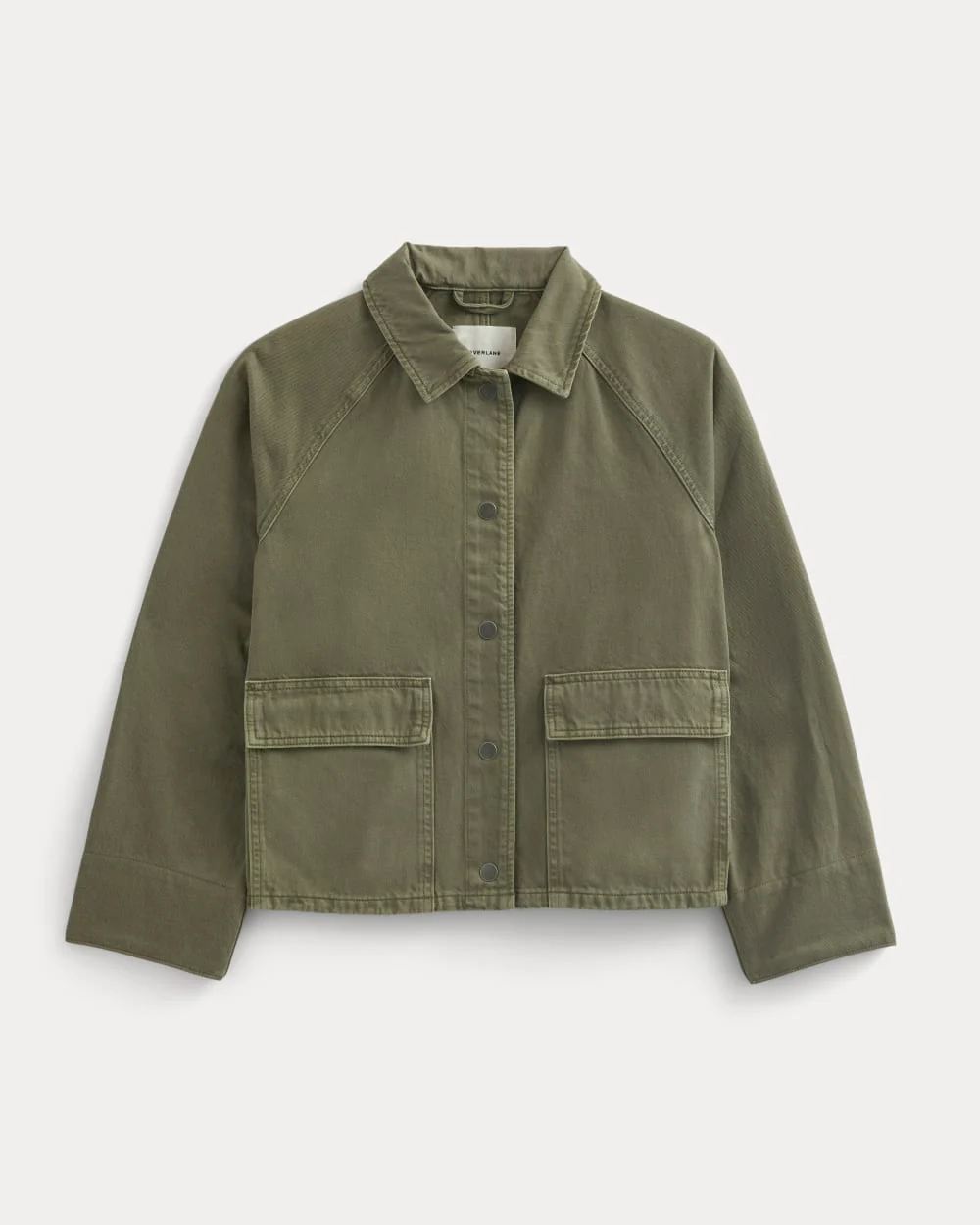 Cropped Denim Jacket | Garment-Dyed Kalamata - Image 2