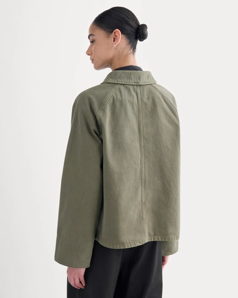 Cropped Denim Jacket | Garment-Dyed Kalamata - Image 4