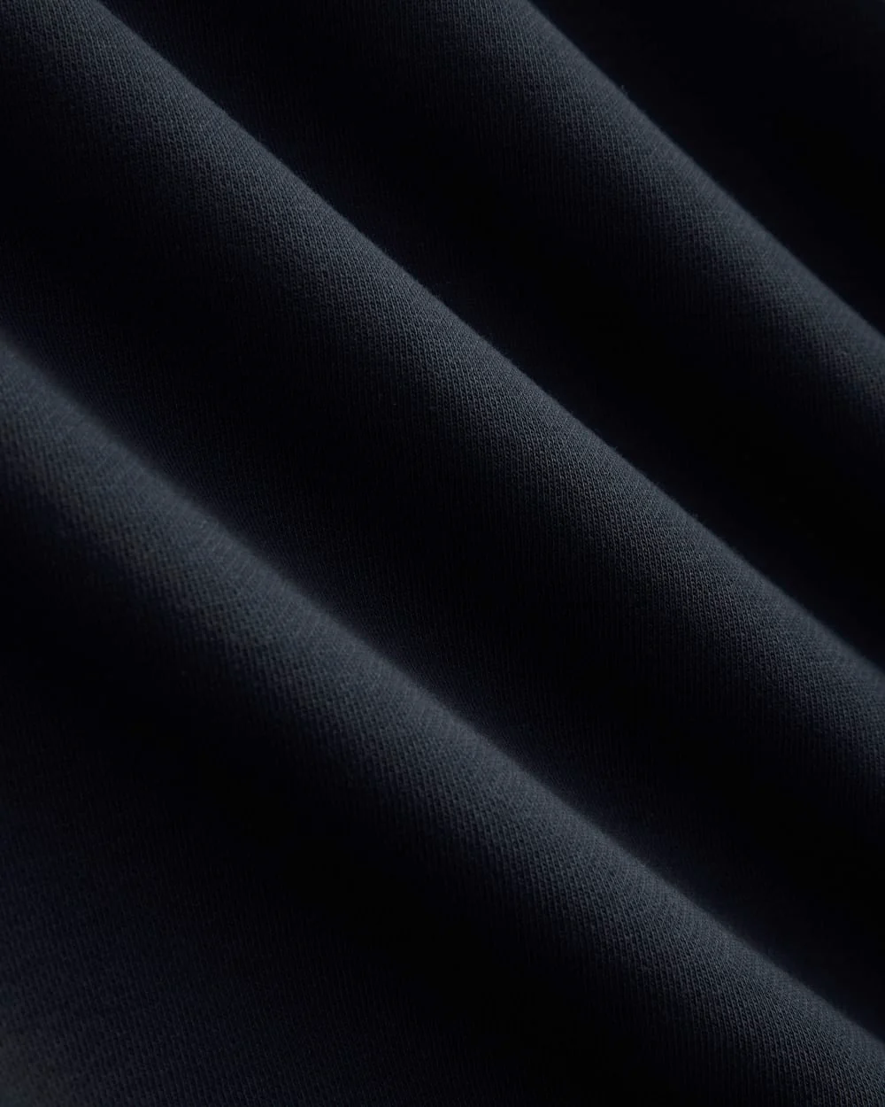 Cropped Luxe Fleece Hoodie | Navy - Image 6