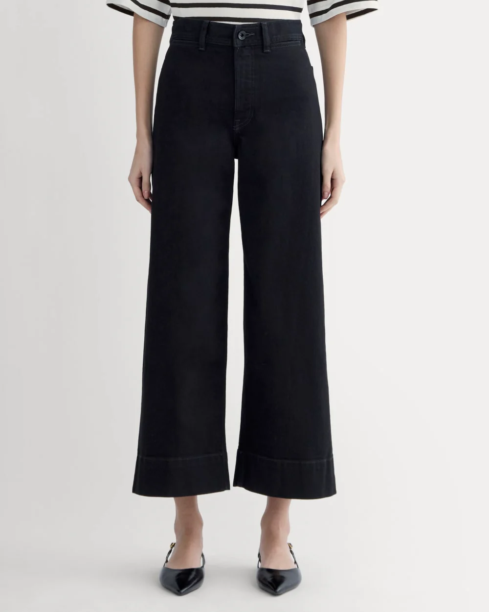 The Mariner Cropped Jean | Black - Image 3