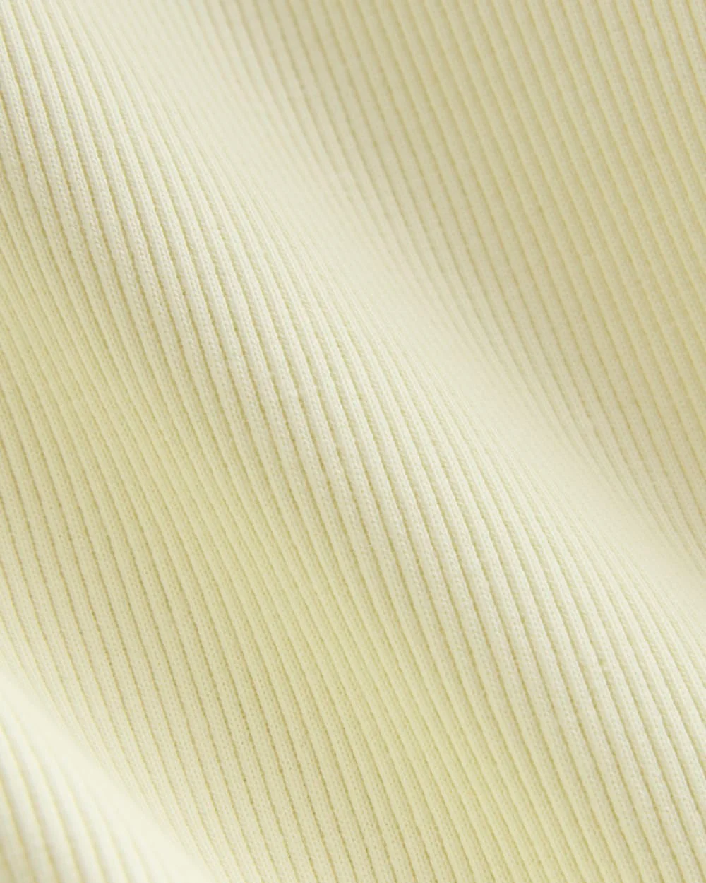 The ’90s Rib Tee | Light Yellow - Image 6
