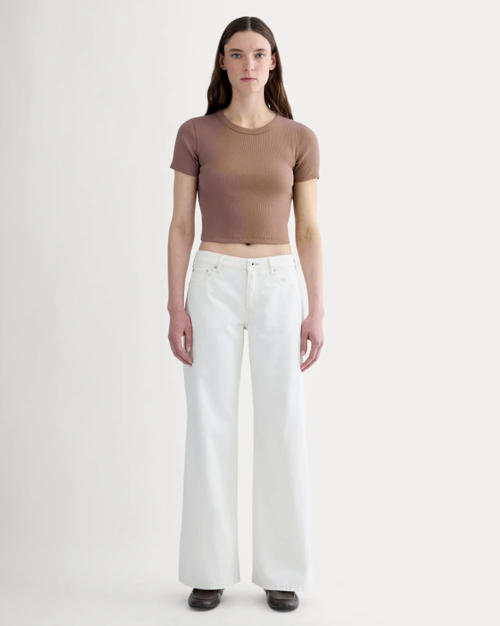 The ’90s Rib Tee | Mocha - Image 3
