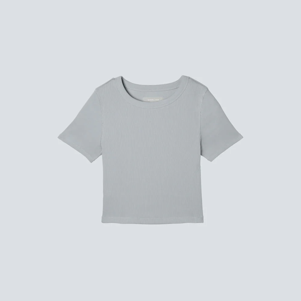 The ’90s Rib Tee | Sky
