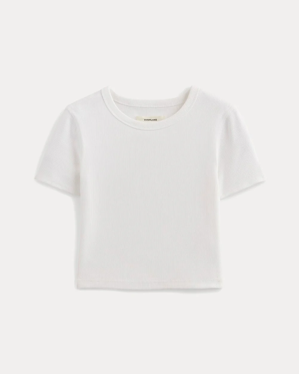 The ’90s Rib Tee | White - Image 2