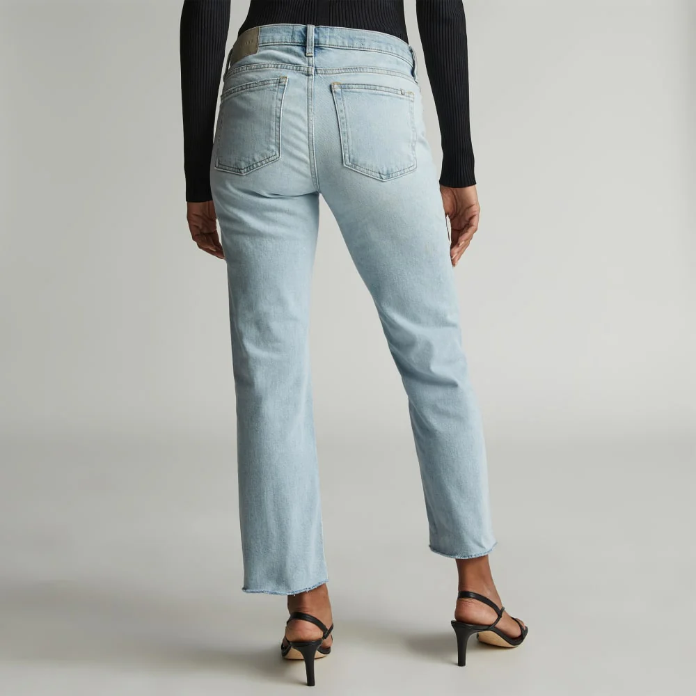 The Low-Rise Shortie Jean | Fog - Image 3