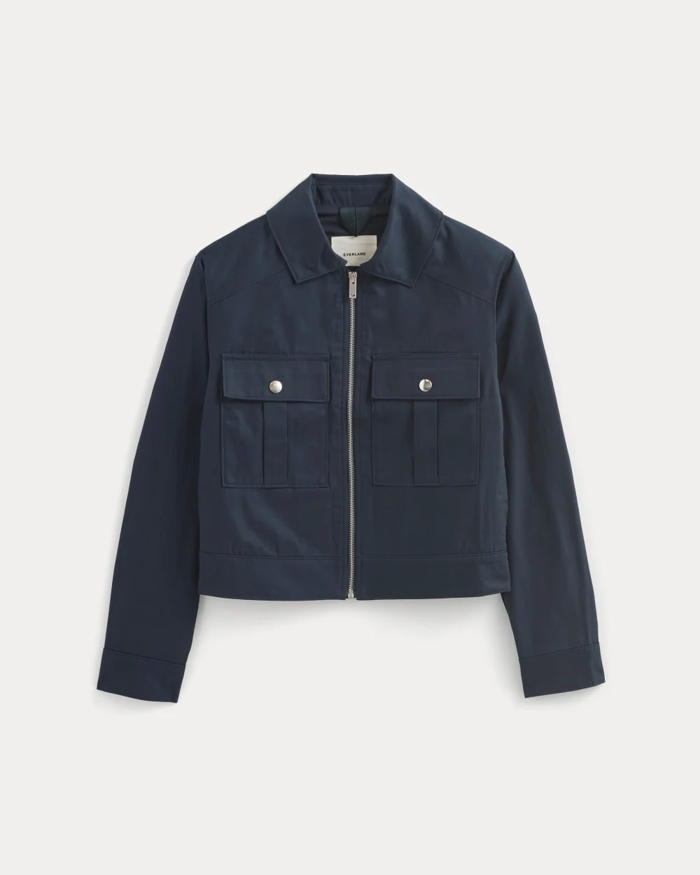 The Cropped Utility Jacket | Navy - Image 2
