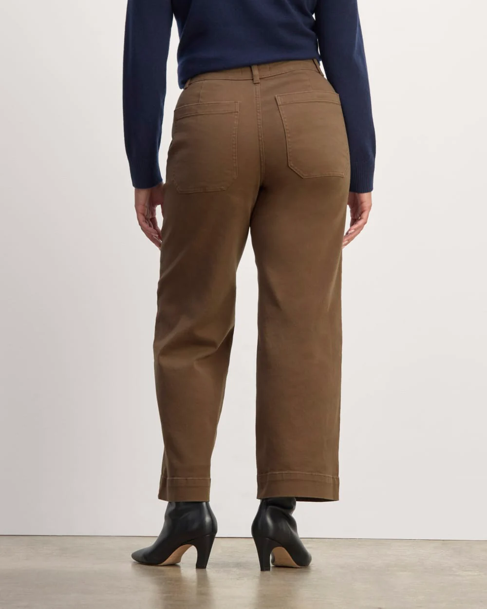 The Utility Wide-Leg Pant | Cocoa - Image 7