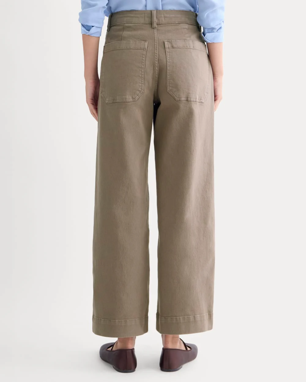 The Utility Wide-Leg Pant | Taupe - Image 5