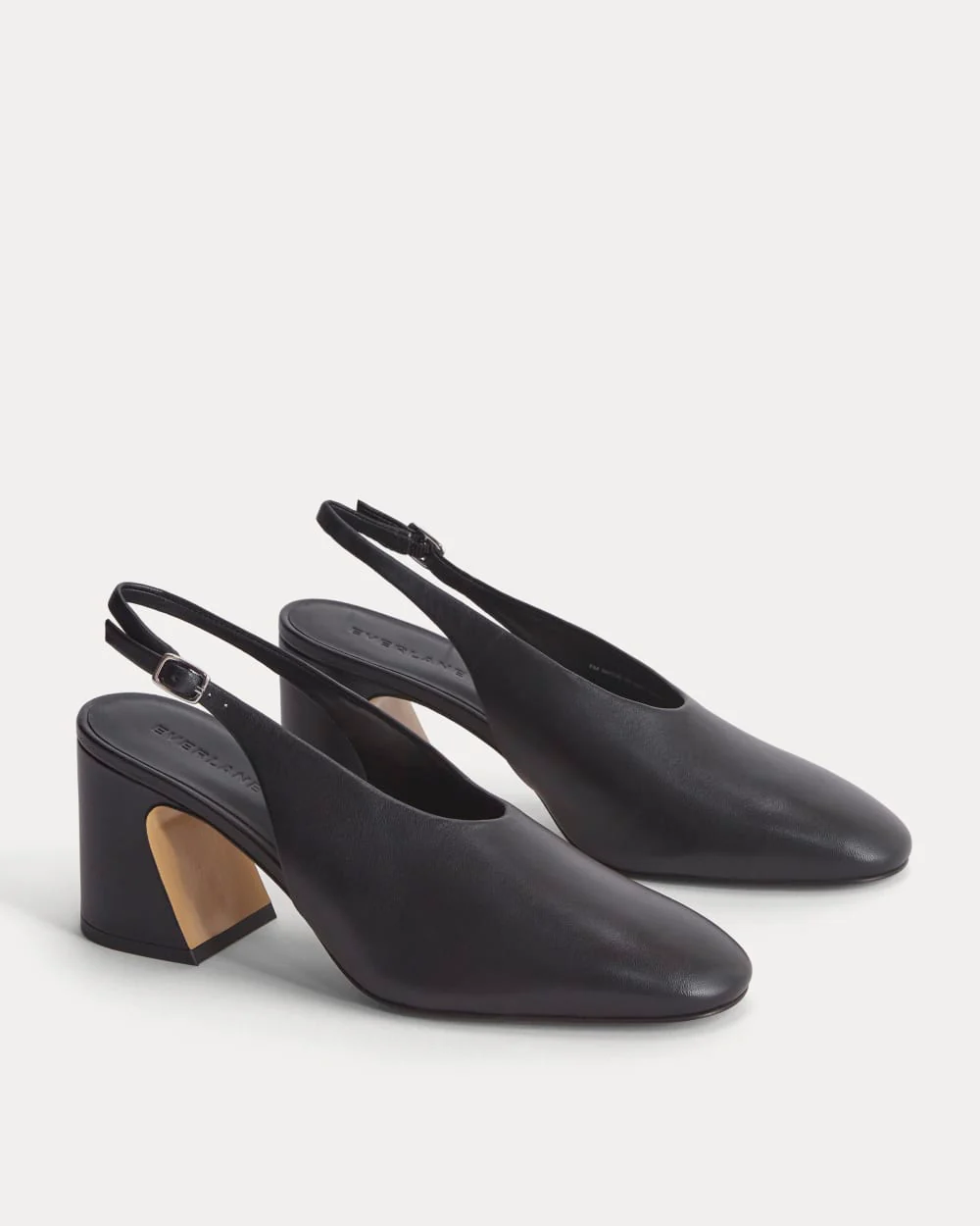 Curved Slingback Heel | Black - Image 2