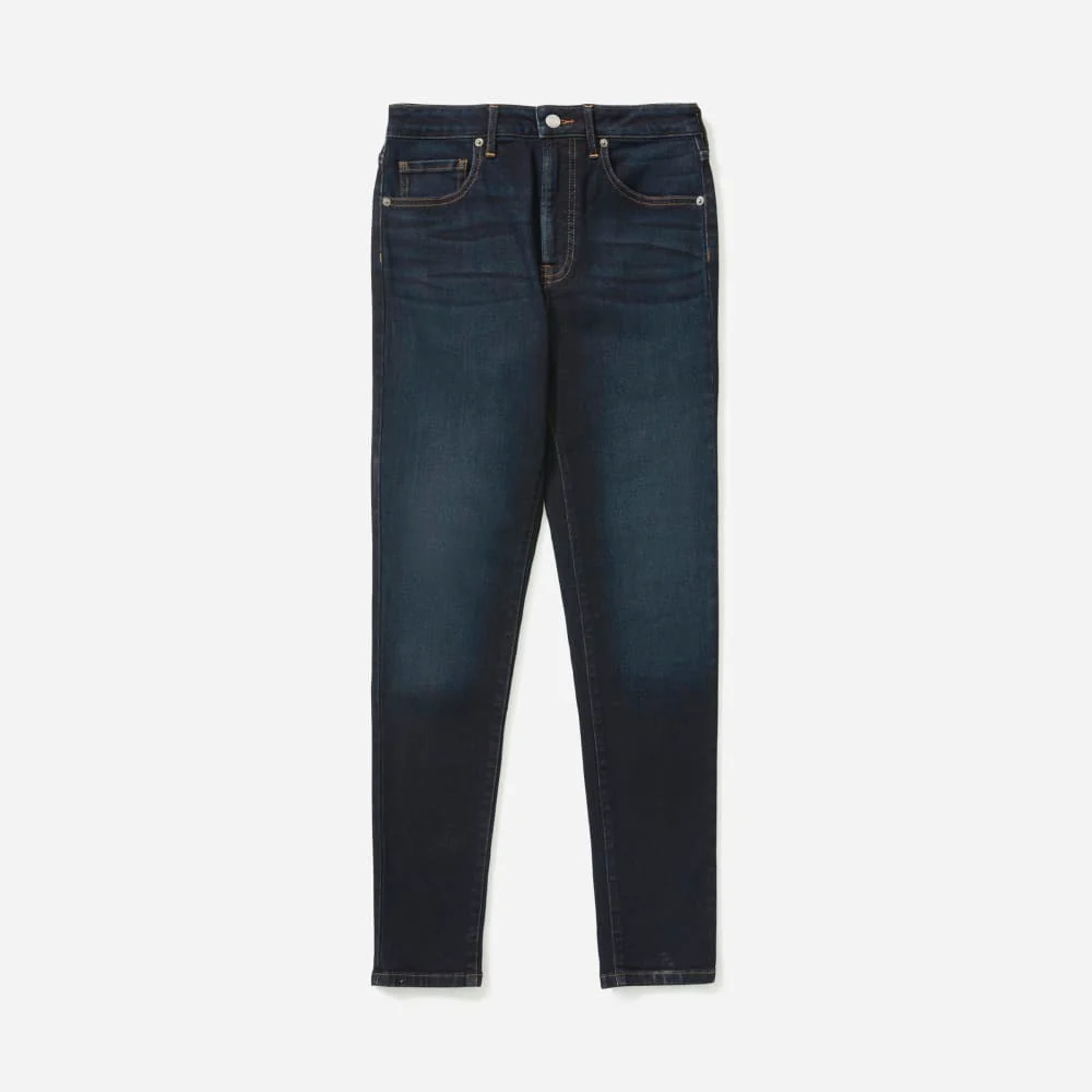 The Curvy Authentic Stretch High-Rise Skinny Jean | Dark Blue Wash | 26.5" Inseam