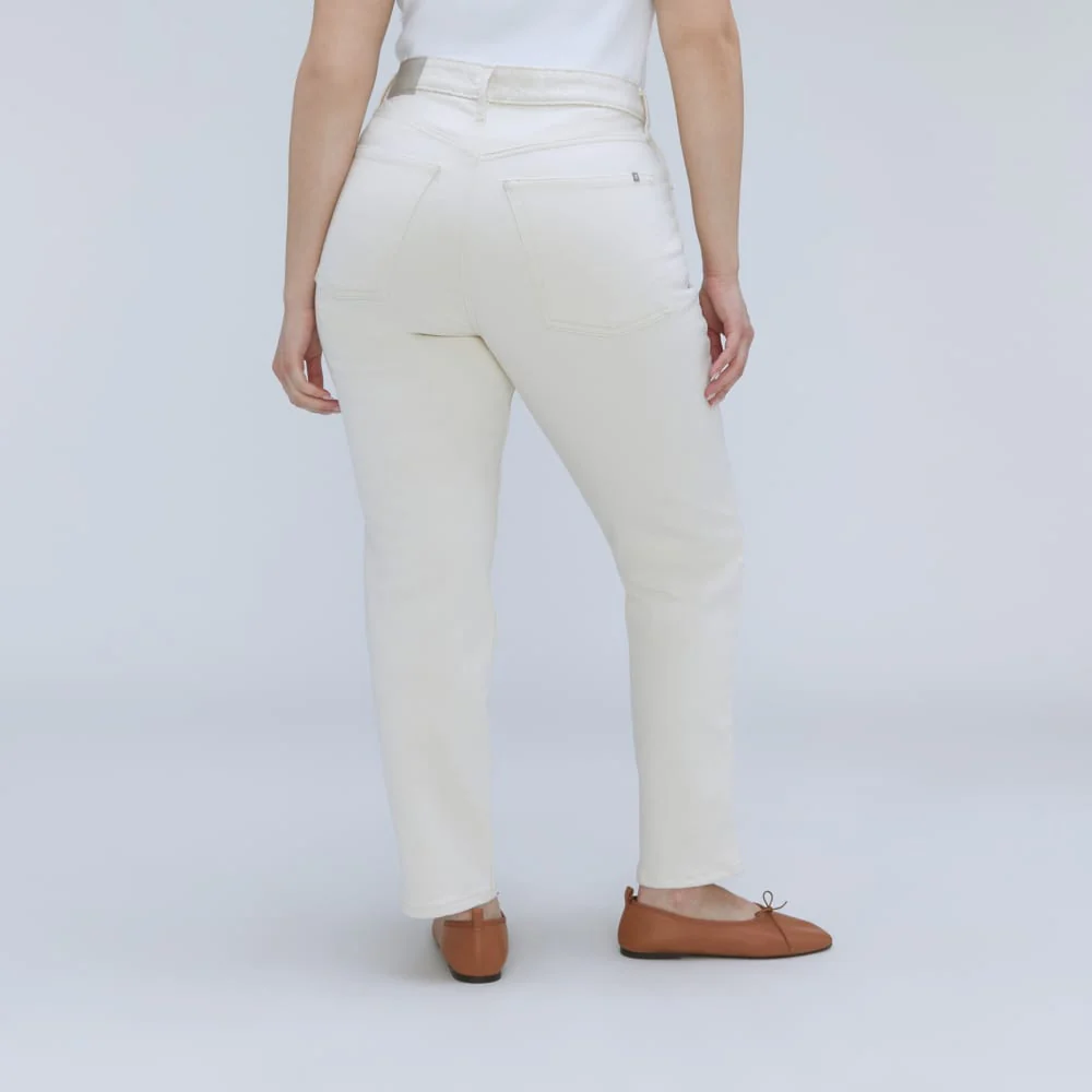 The Cheeky Hourglass Jean | Ecru | 26.5" Inseam - Image 5