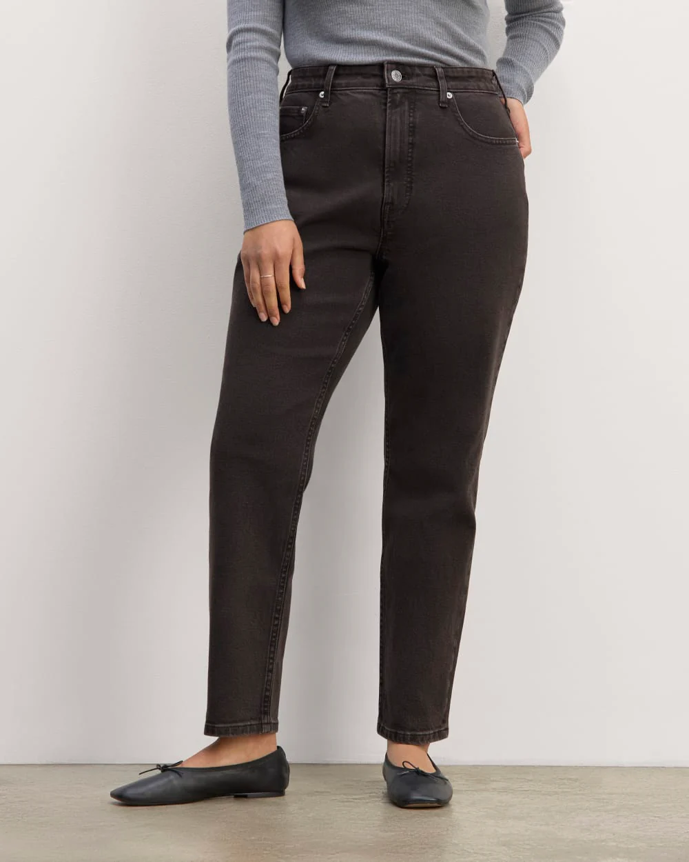 The Cheeky Hourglass Jean | Washed Black | 26.5" Inseam - Image 3