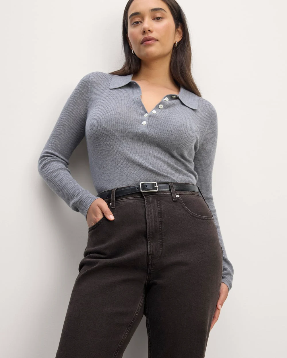 The Cheeky Hourglass Jean | Washed Black | 26.5" Inseam - Image 4
