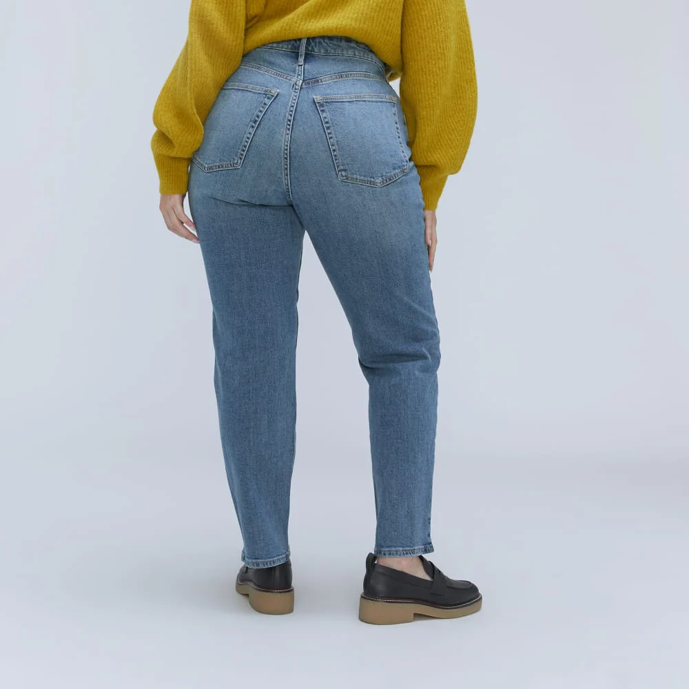 The Cheeky Hourglass Jean | Worn-In Mid Blue | 26.5" Inseam - Image 3