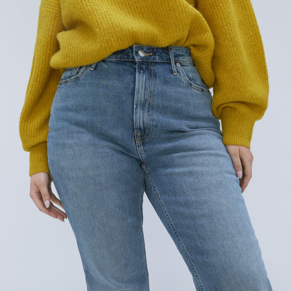 The Cheeky Hourglass Jean | Worn-In Mid Blue | 26.5" Inseam - Image 4