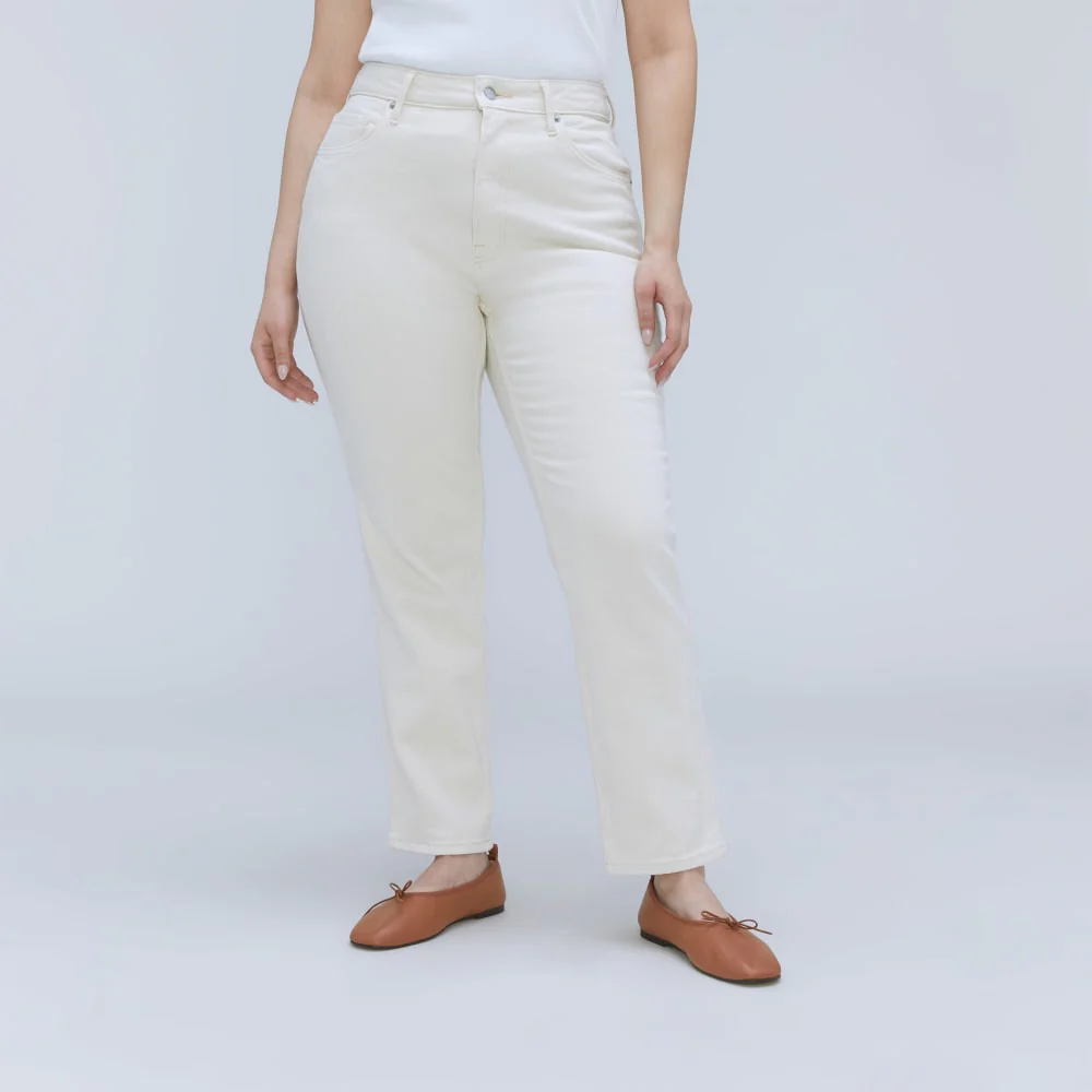 The Cheeky Hourglass Jean | Ecru | 28.5" Inseam - Image 2