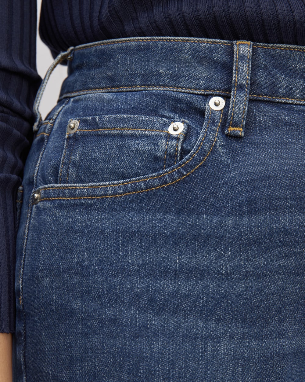The Cheeky Hourglass Jean | Vintage Dark | 28.5" Inseam - Image 4