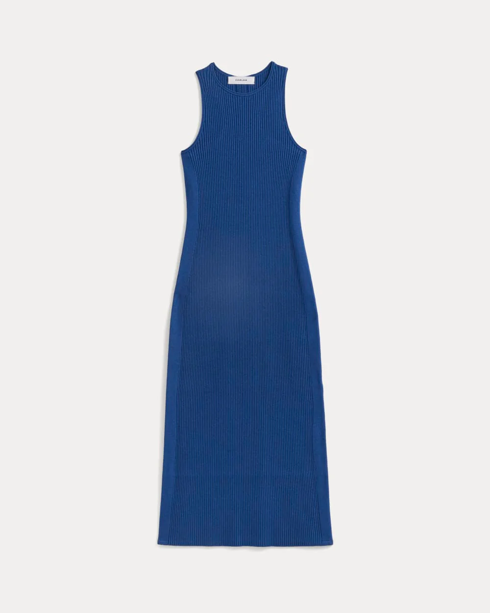 Cutaway Ribbed Midi Dress | Estate Blue - Image 2