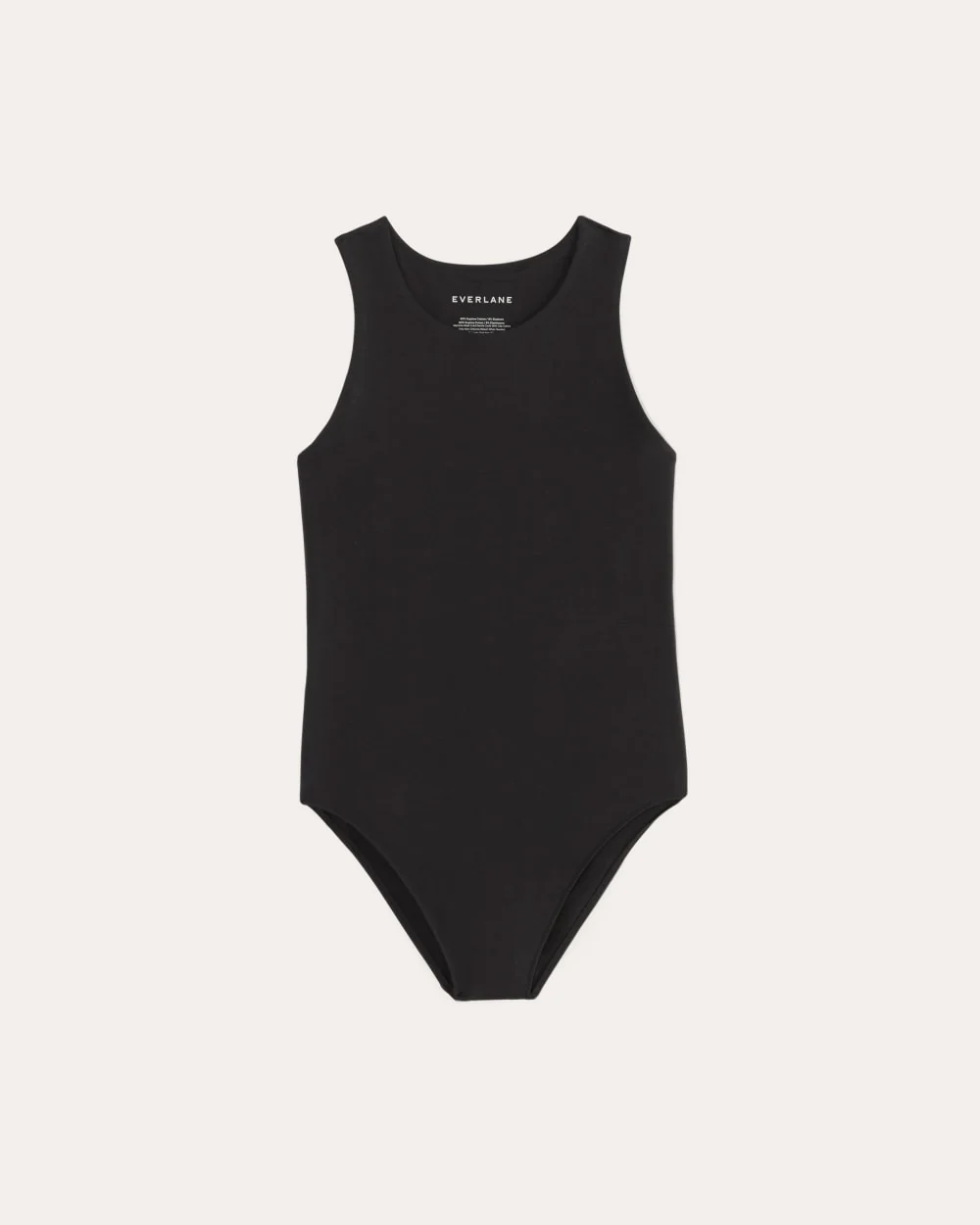The Cutaway Tank Bodysuit | Black | Bikini - Image 2