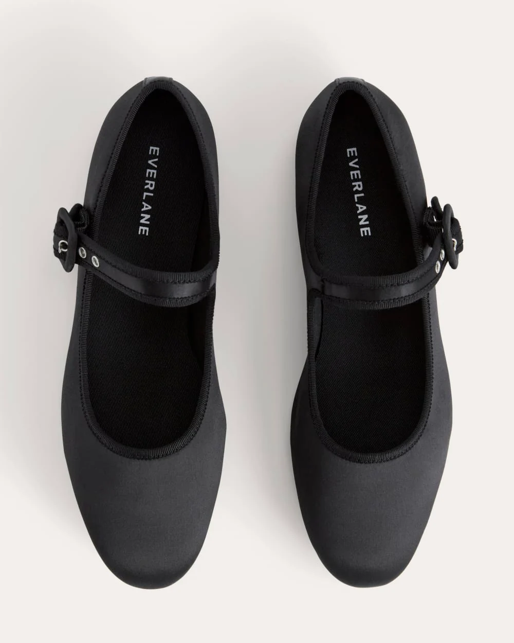The Day Buckle Mary Jane | Black Satin - Image 2