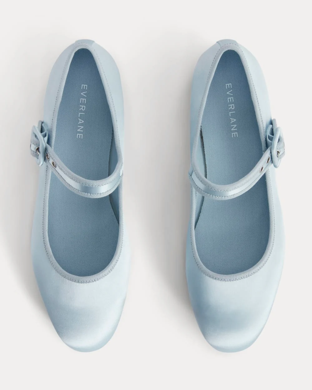 The Day Buckle Mary Jane | Robin Blue Satin - Image 5