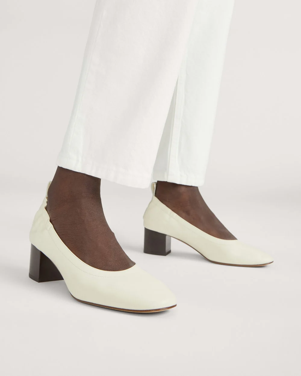 The Day Heel in Narrow Fit | Bone Stacked - Image 2