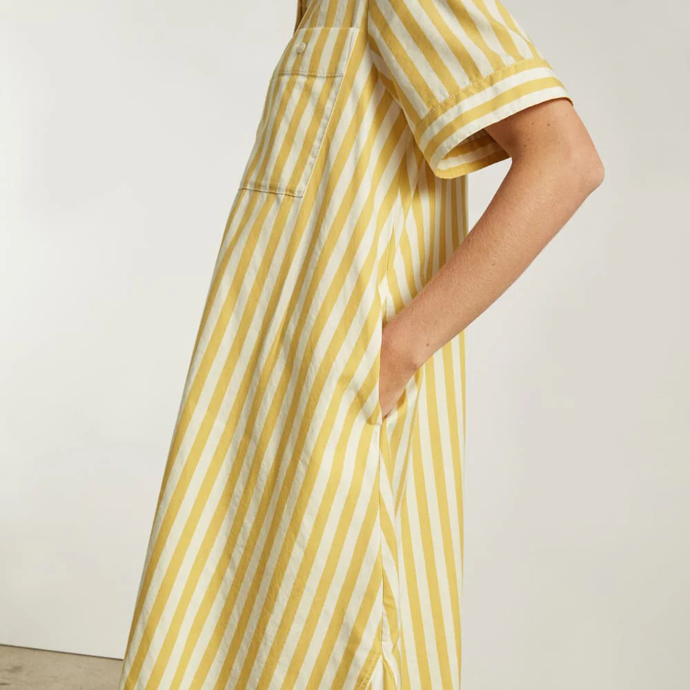 The Daytripper Dress | Cream Gold / Canvas - Image 5