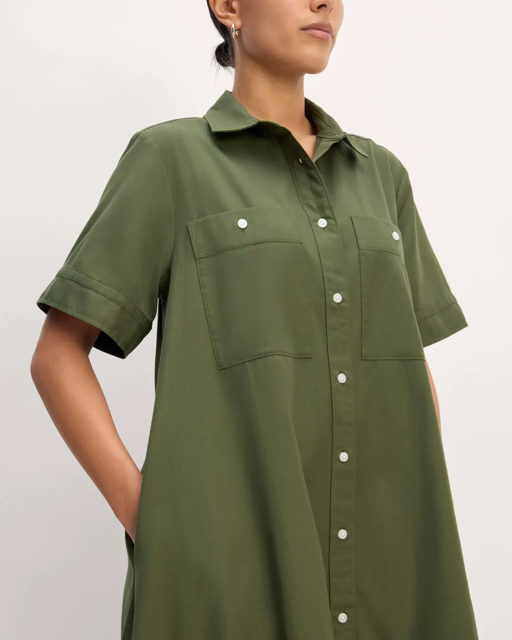 The Daytripper Dress | Military Olive - Image 4