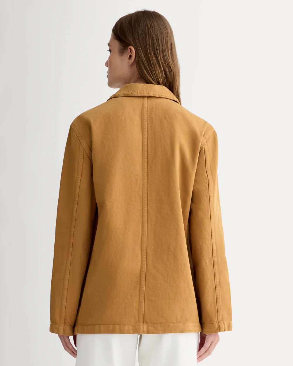 The Denim Chore Blazer | Garment-Dyed Neutral - Image 5