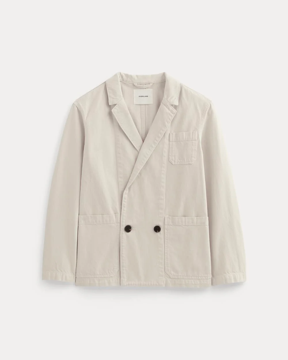 The Denim Chore Blazer | Garment-Dyed Sand - Image 2