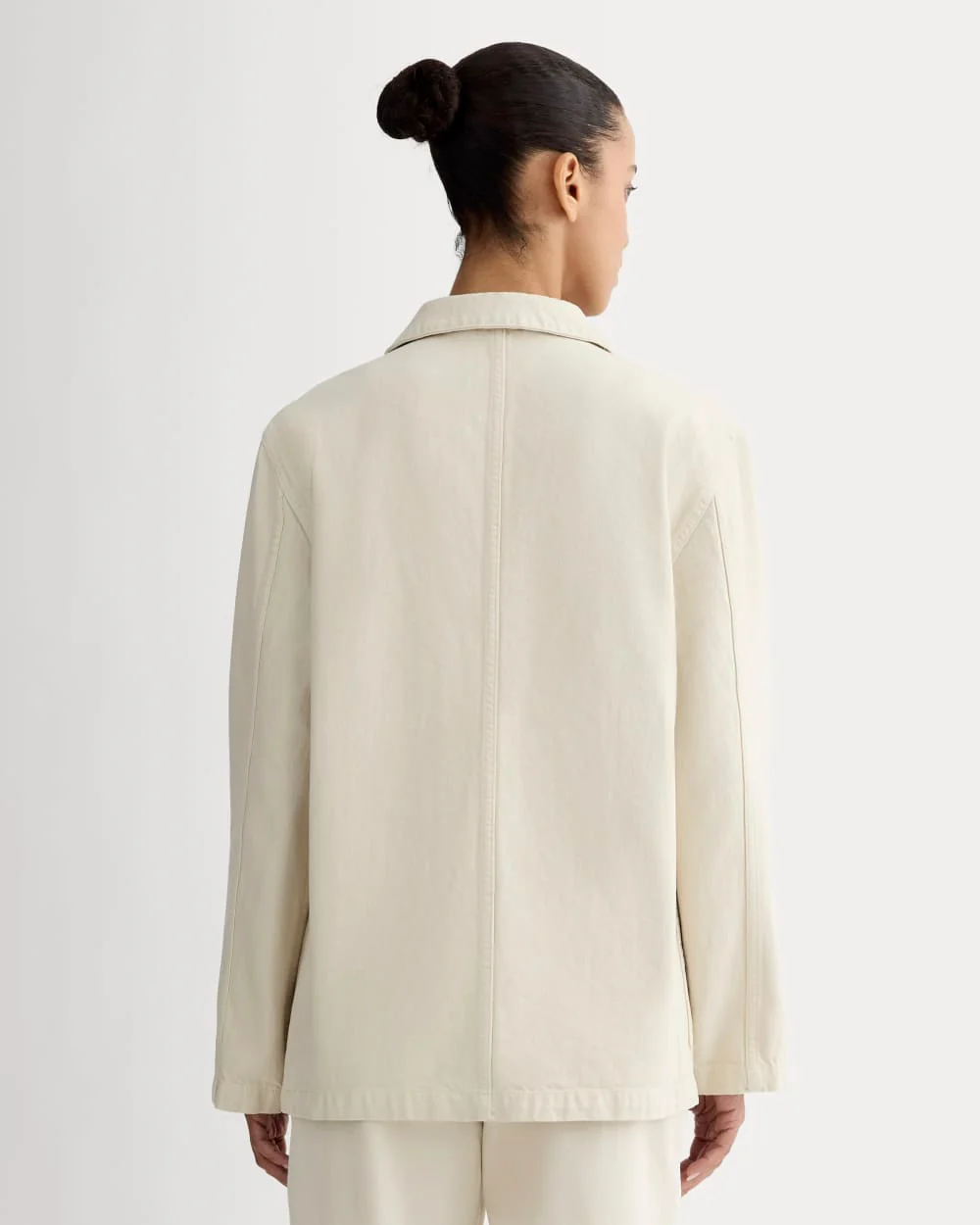 The Denim Chore Blazer | Garment-Dyed Sand - Image 5