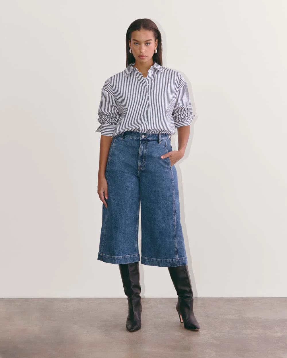 The Denim Culotte | New Blue - Image 7