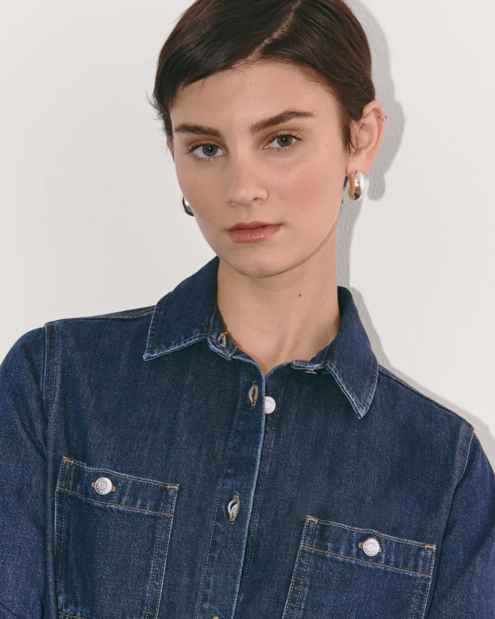 The Denim Shirtdress | Indigo - Image 4