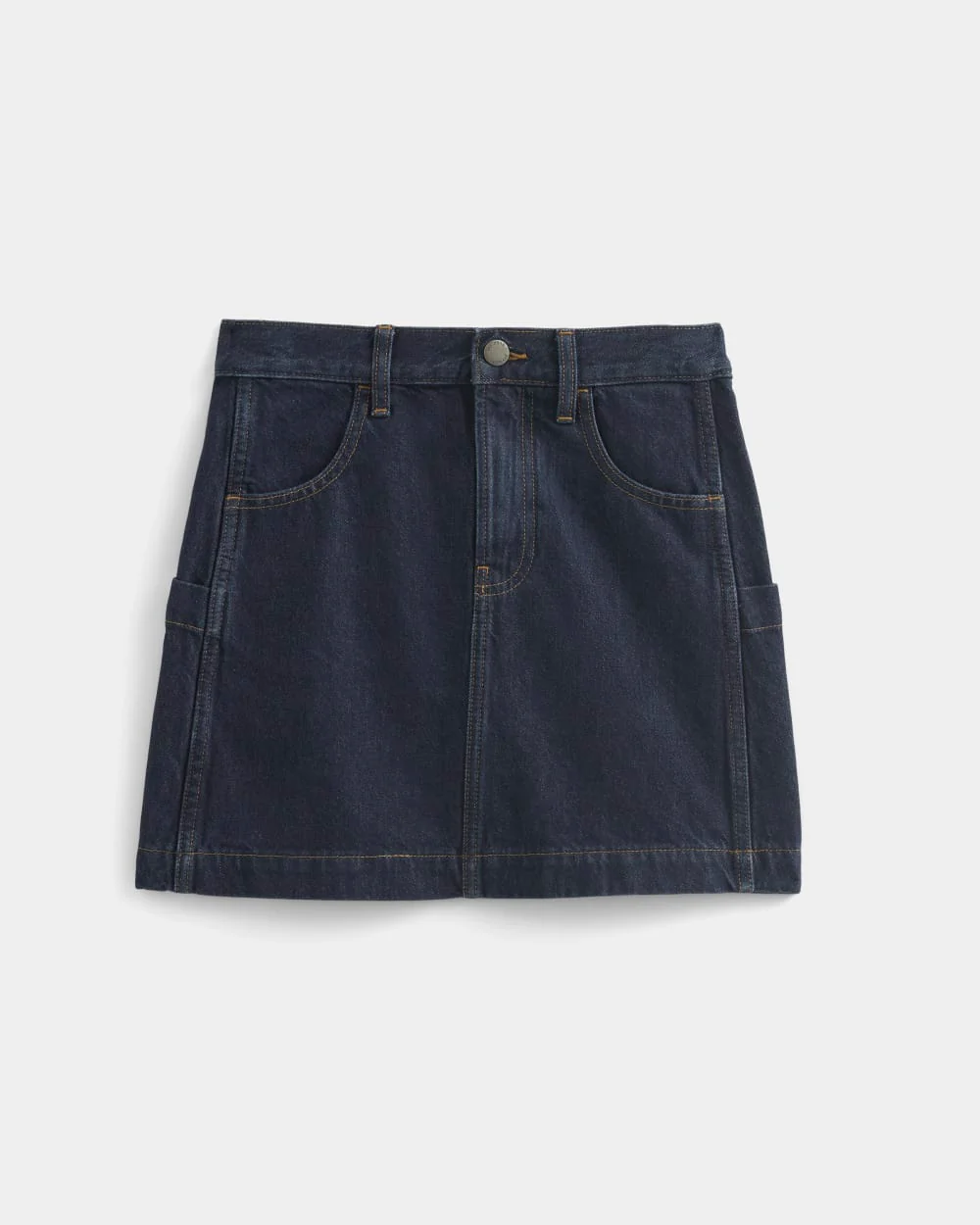 Denim Utility Mini Skirt | Tungsten Rinse - Image 2