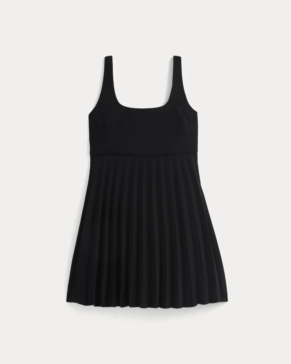 Drapey Crepe Mini Dress | Black - Image 2