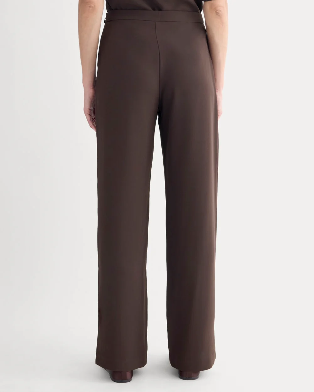Drapey Crepe Pant | Dark Chocolate - Image 5