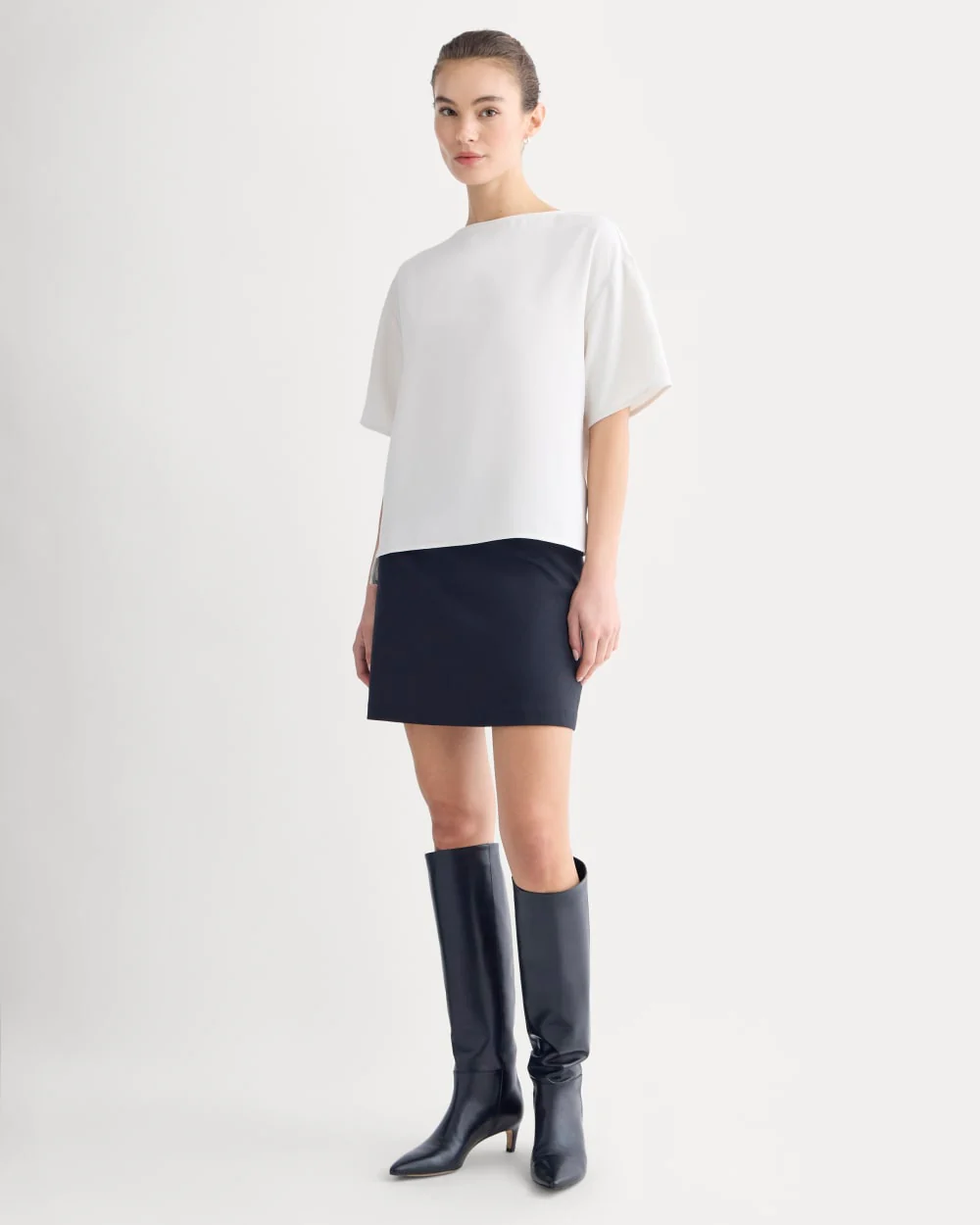 Drapey Crepe Top | Birch - Image 3