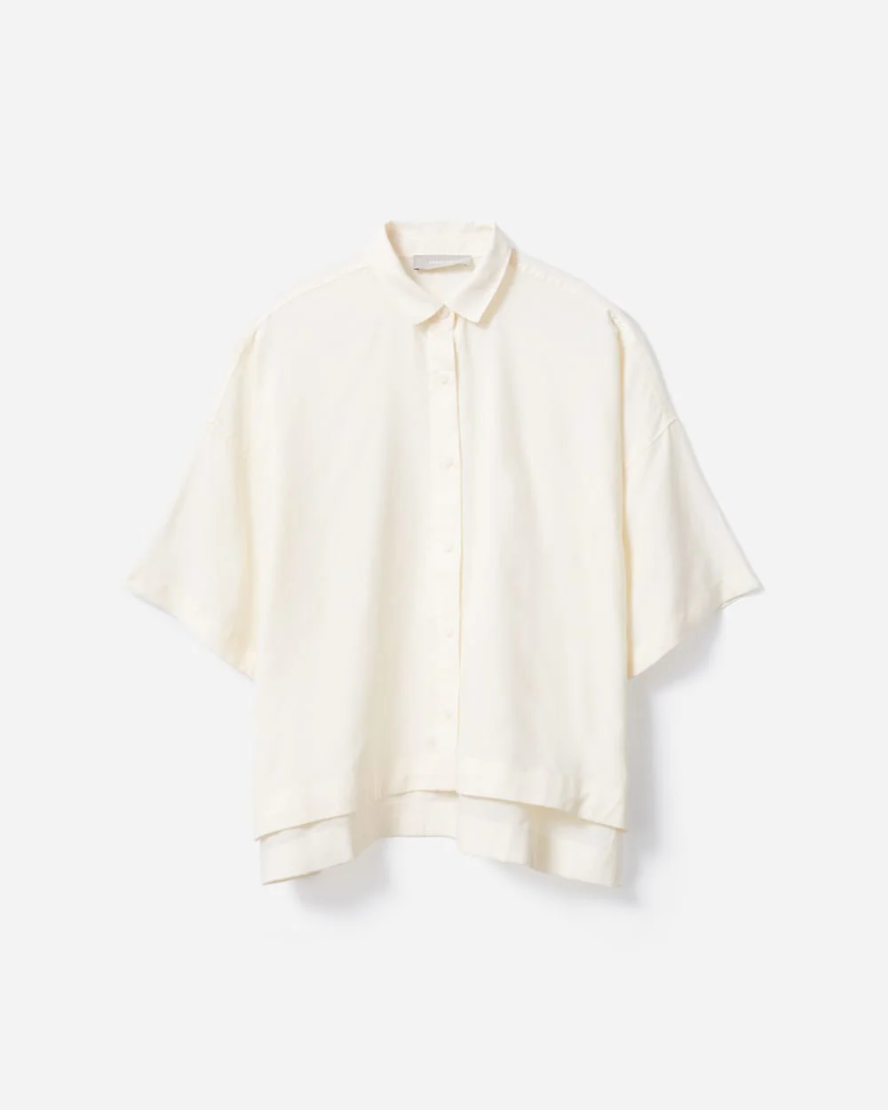 The Drapey Square Shirt | Bone - Image 4