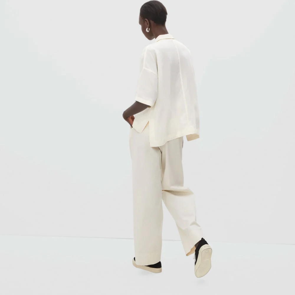 The Drapey Square Shirt | Bone - Image 7