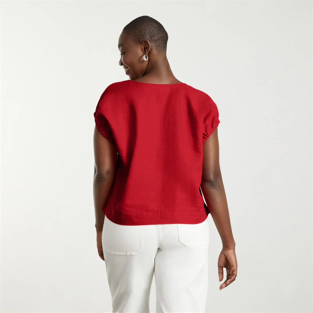 The Drawstring Tunic | Goji Berry - Image 3