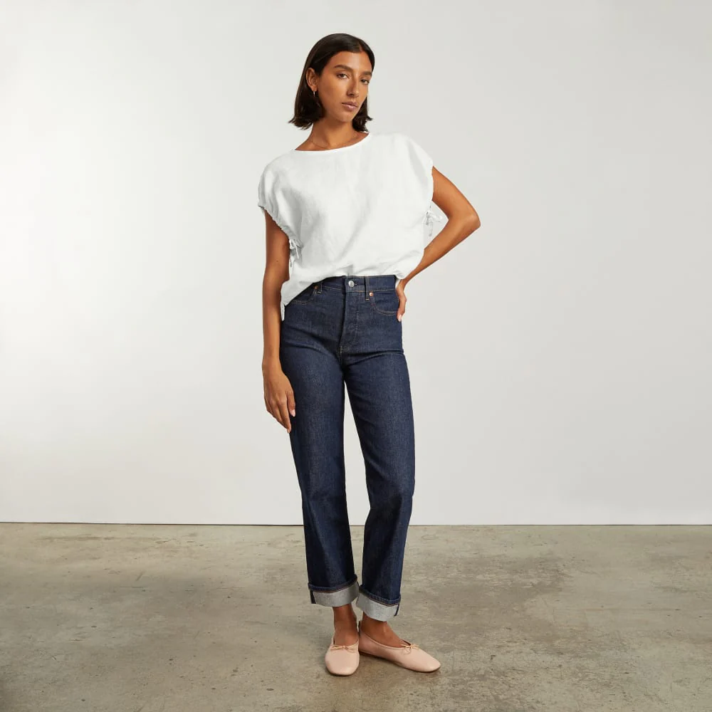 The Drawstring Tunic | White - Image 4