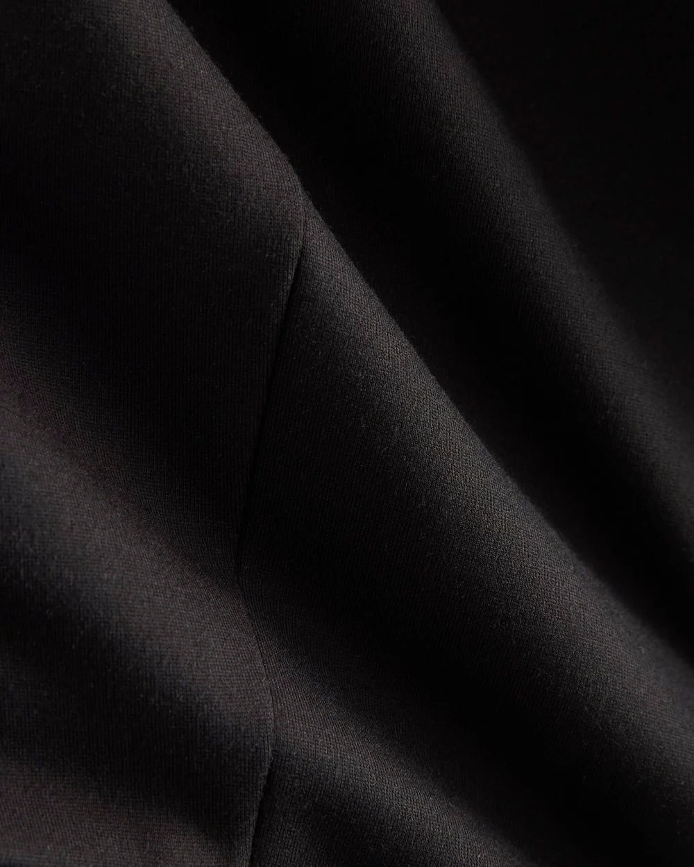 Ponte Sculpted Blazer | Black - Image 6