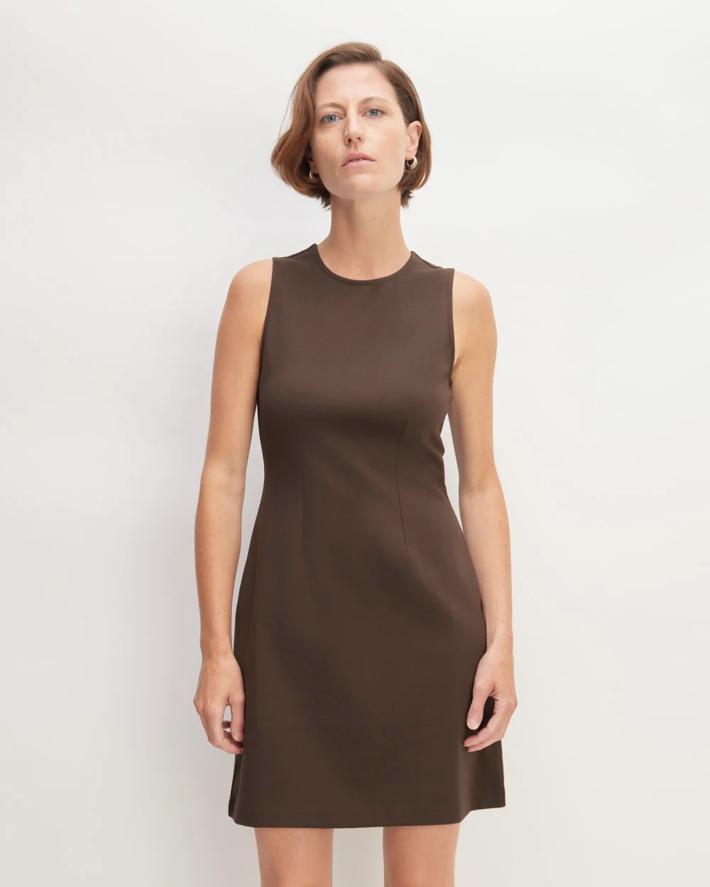 The Dream '90s Shift Dress | Earth Brown