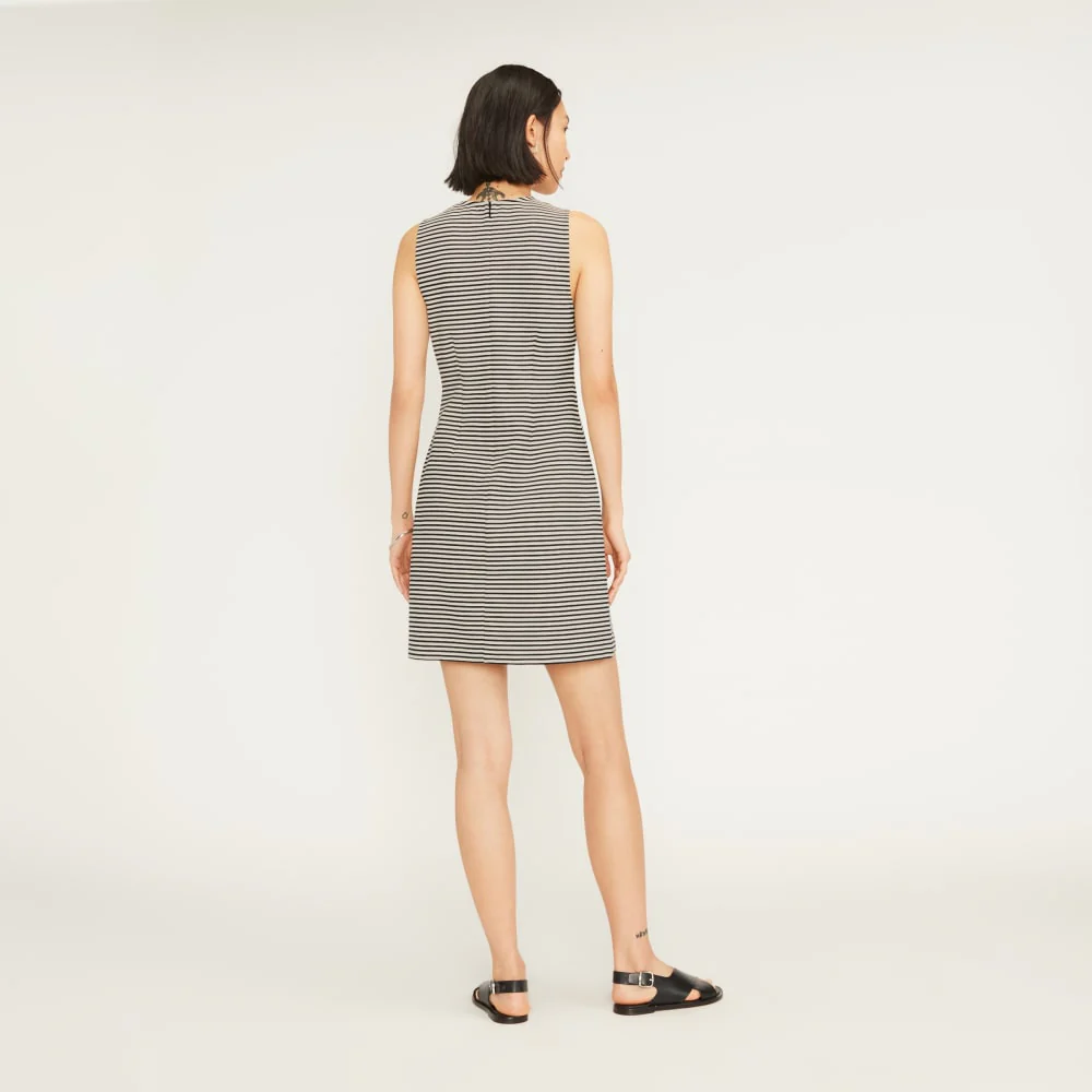 The Dream '90s Shift Dress | Parchment / Black - Image 3