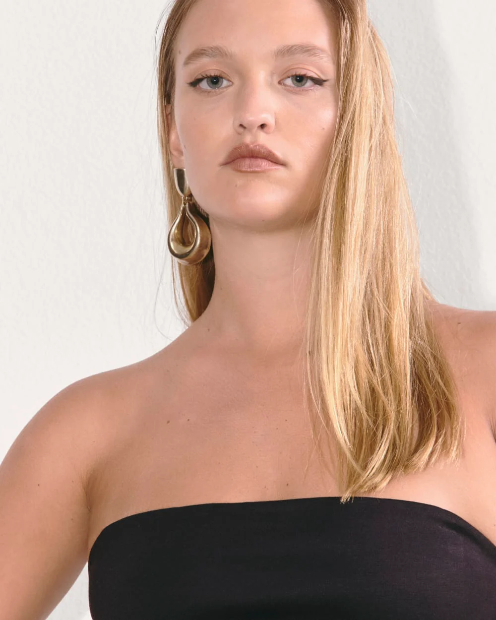 The Dream Strapless Dress | Black - Image 5