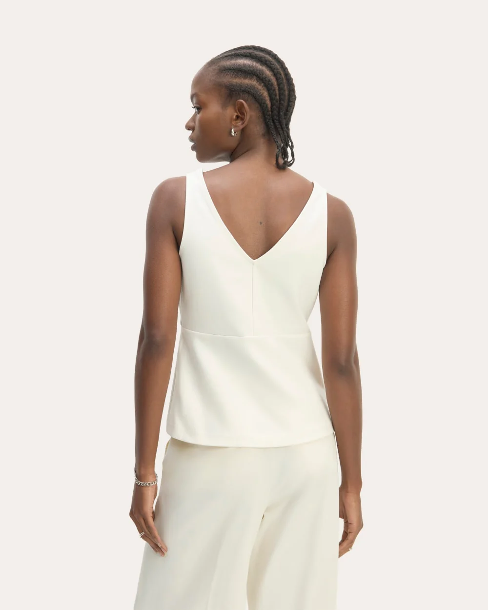 The Dream V-Neck Top | Bone - Image 6