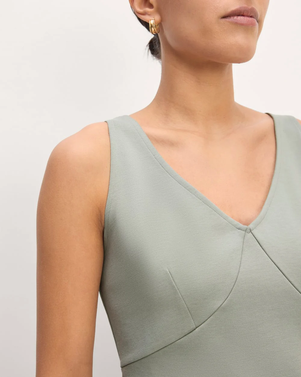 The Dream V-Neck Top | Sage Green - Image 4